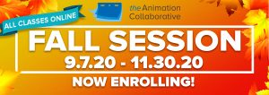 Fall Session Workshops at the Animation Collaborative